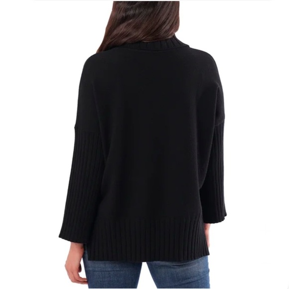 Cyrus Ladies' Black Cowl Neck Turtleneck Sweater Large - Picture 3 of 10
